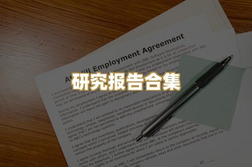 研究报告合集